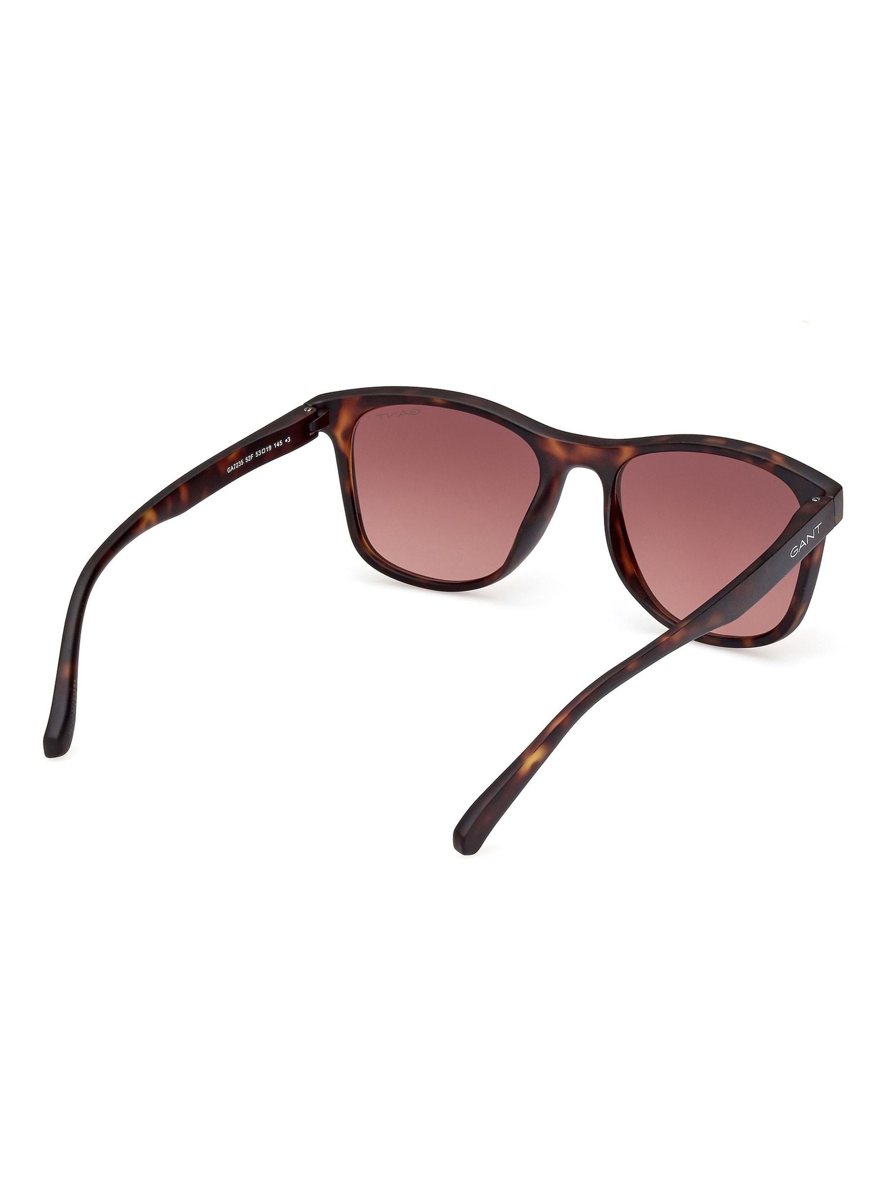 GANT Classic Sunglasses in brown acetate, imported from the UK