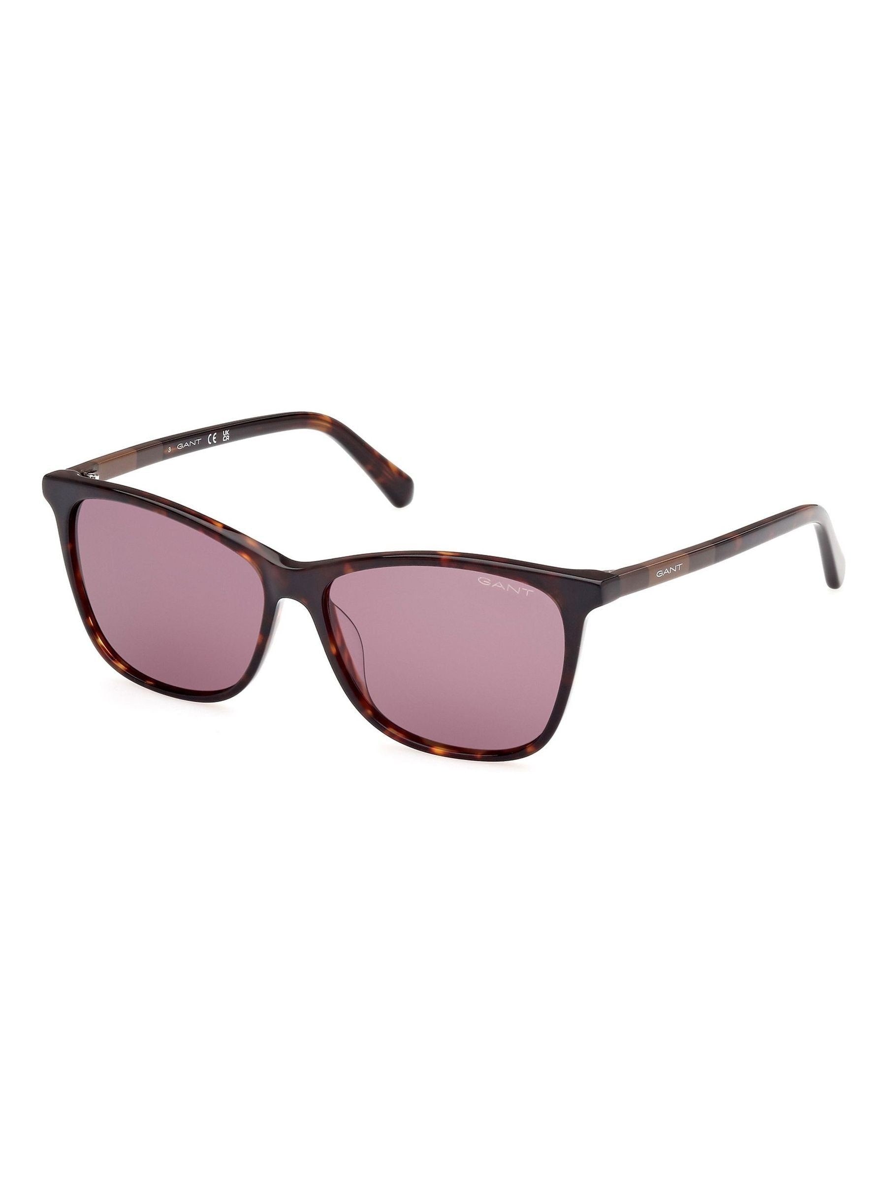 GANT brown dark Havana acetate sunglasses for women (British brand)