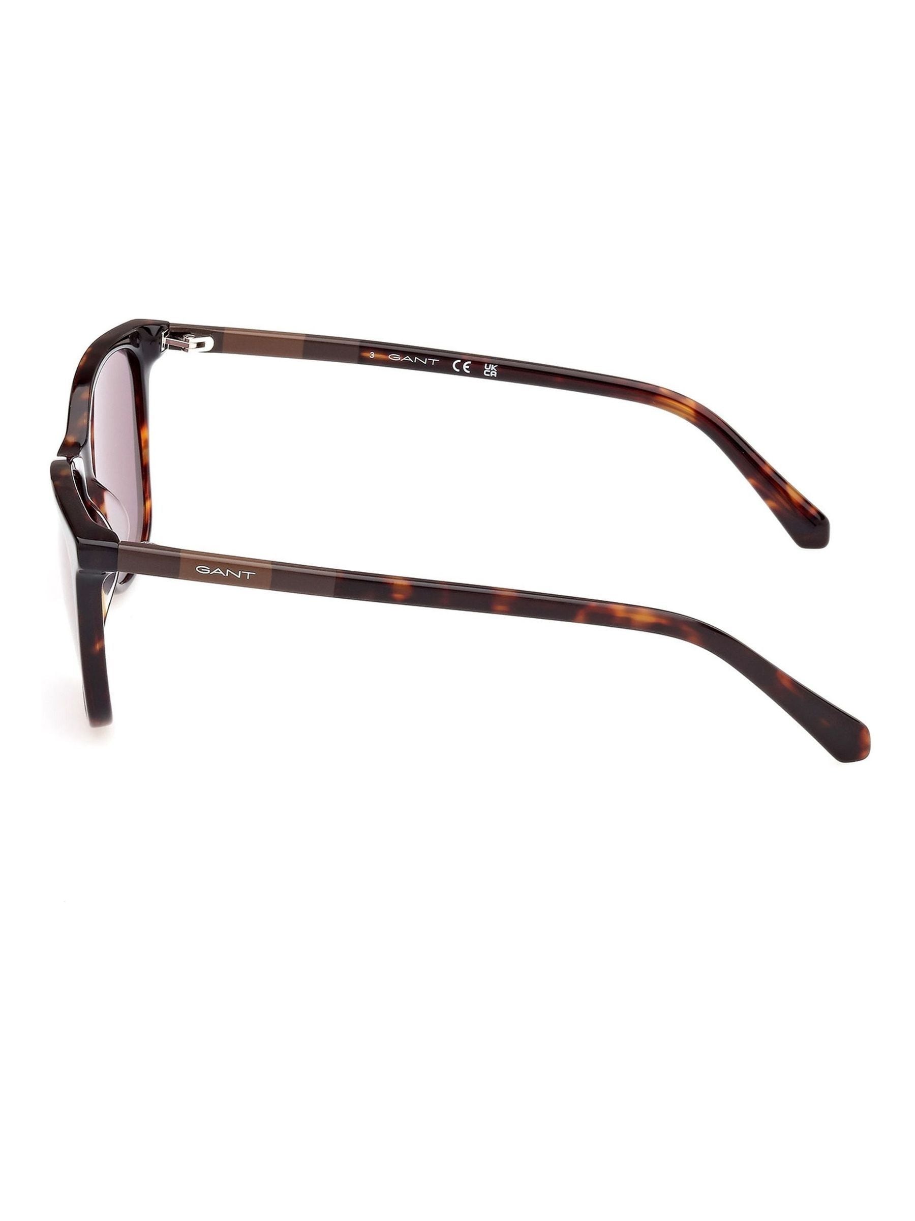 GANT brown dark Havana acetate sunglasses for women (British brand)