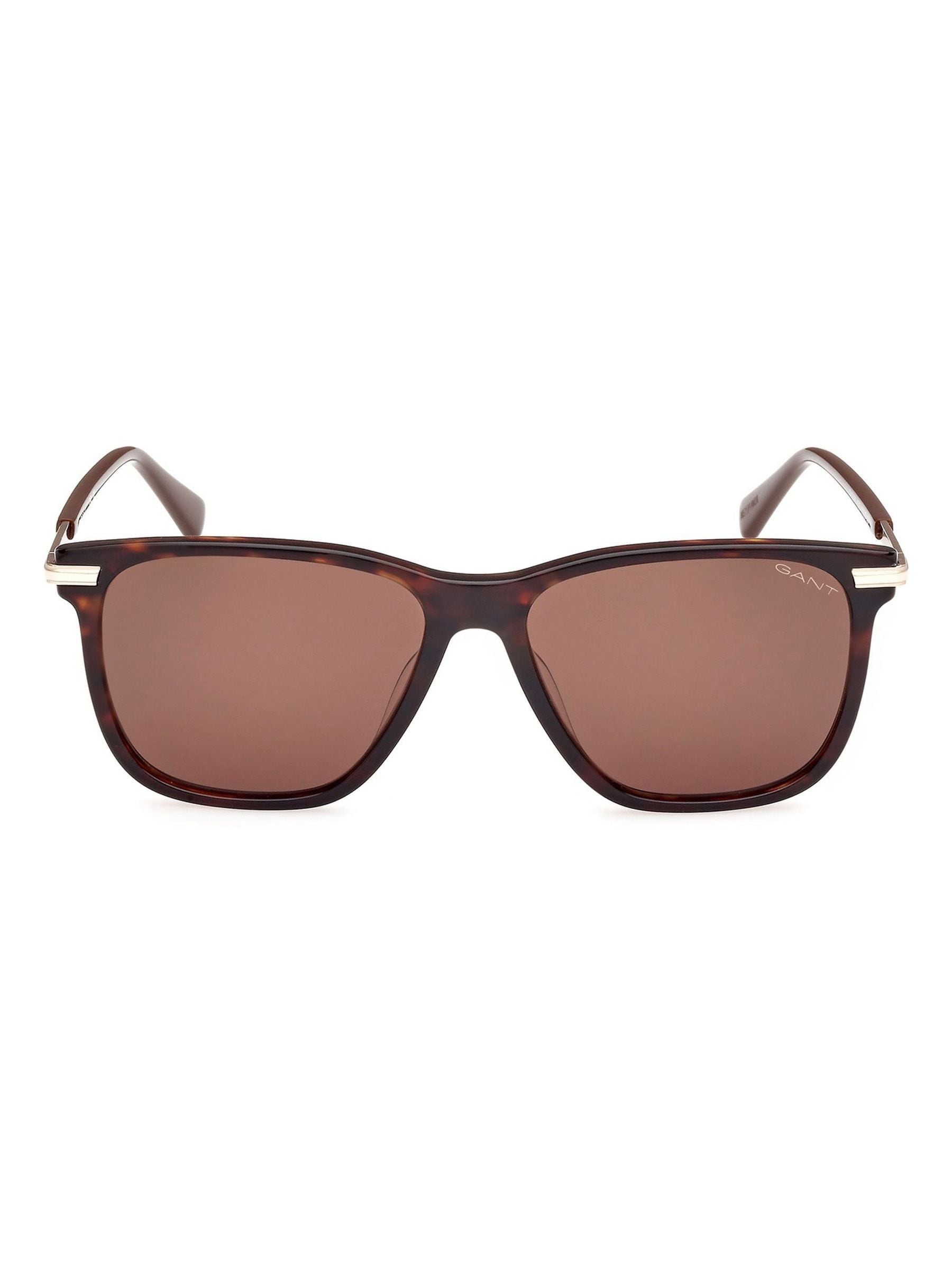 GANT brown square sunglasses dark havana, UK version