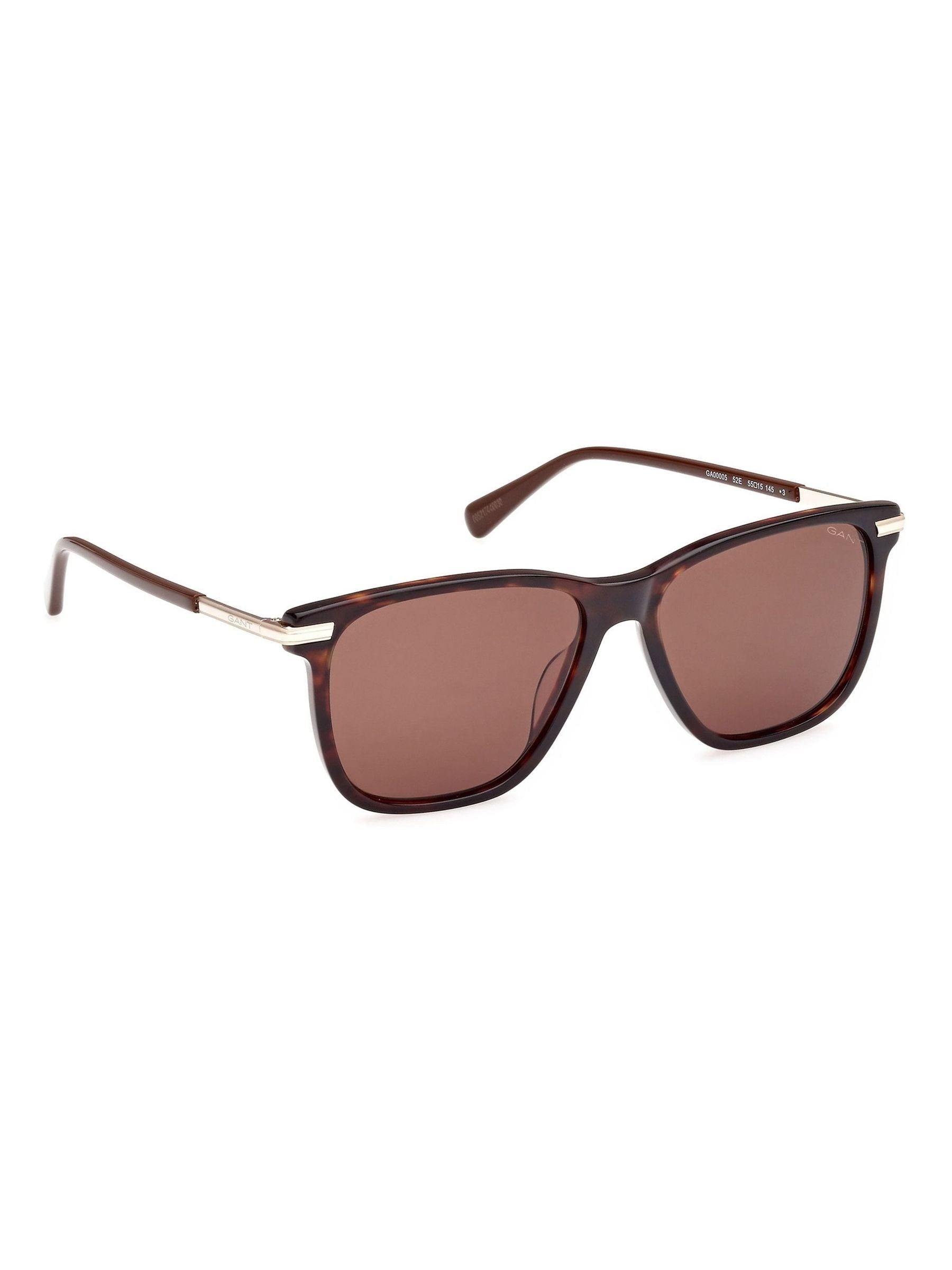 GANT brown square sunglasses dark havana, UK version