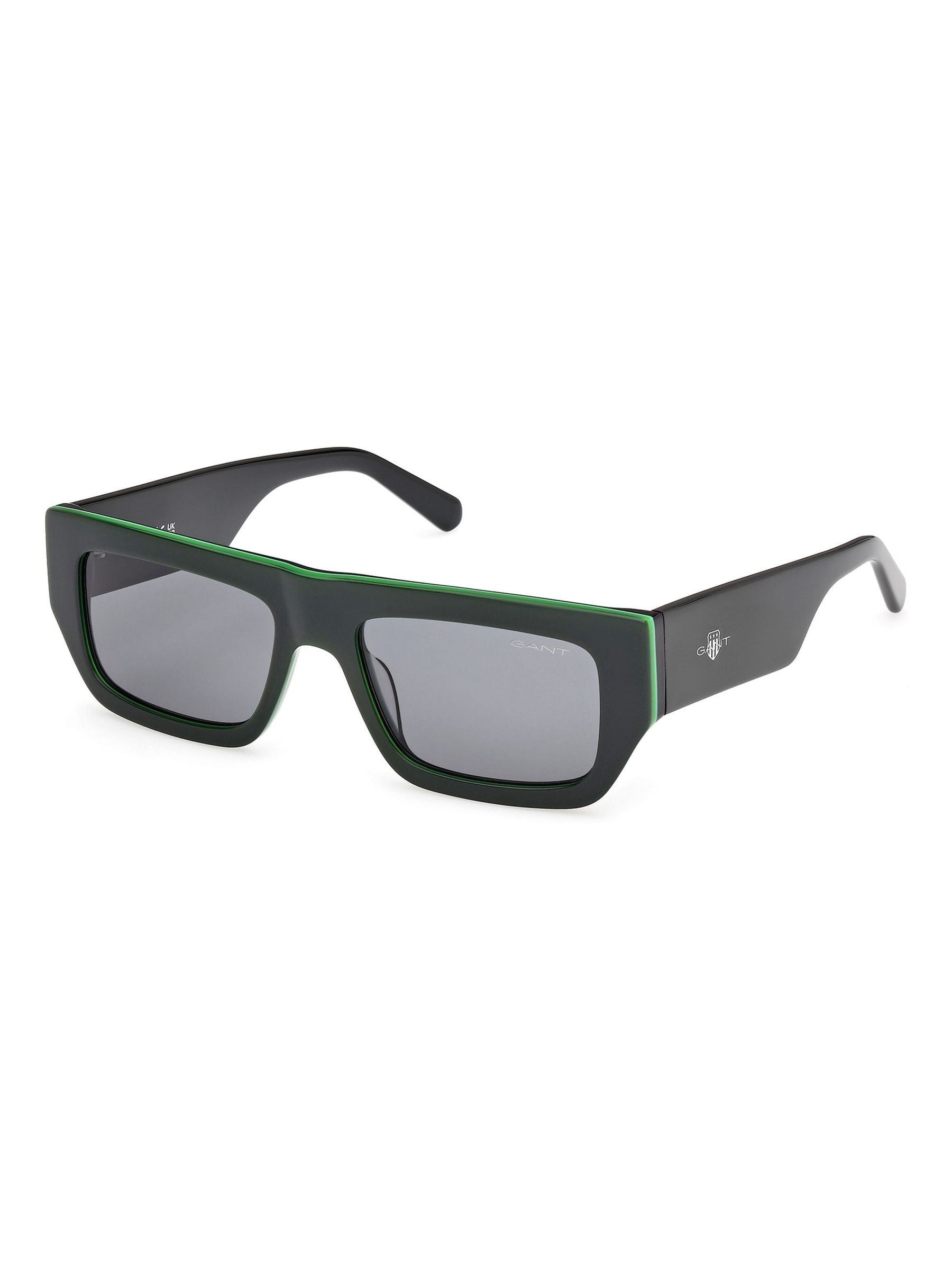 GANT green trendy sunglasses in dark havana (British brand)