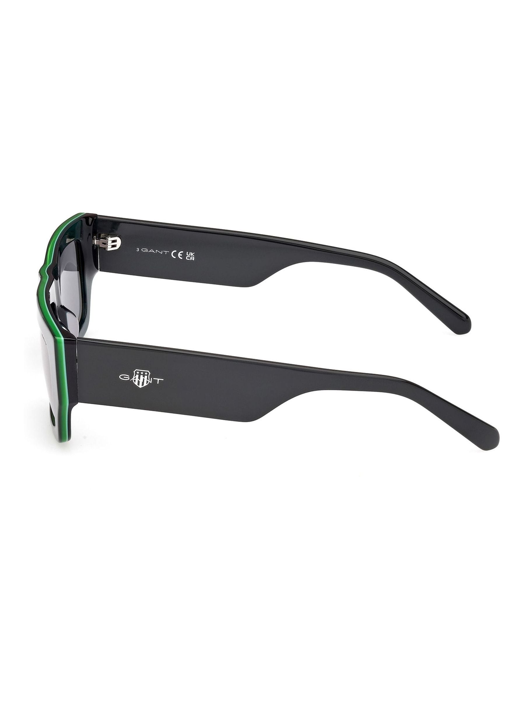 GANT green trendy sunglasses in dark havana (British brand)