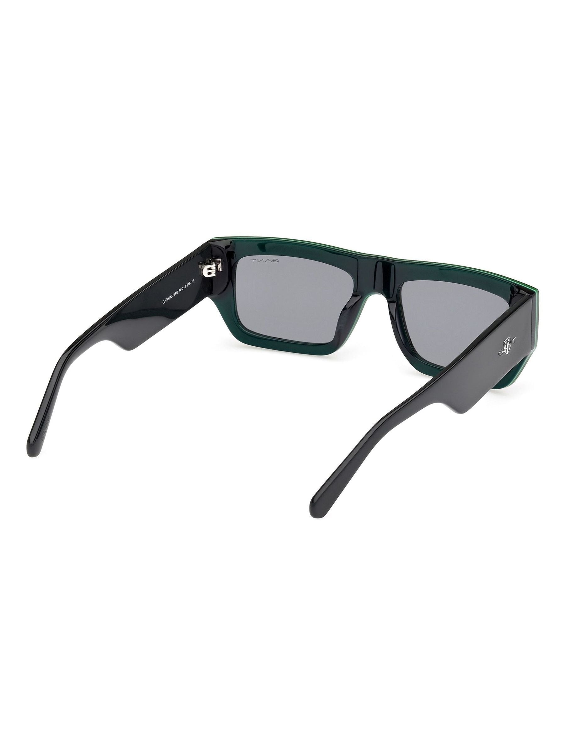 GANT green trendy sunglasses in dark havana (British brand)