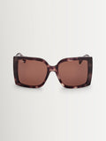 Max Mara brown modern sunglasses filter category 3, UK version