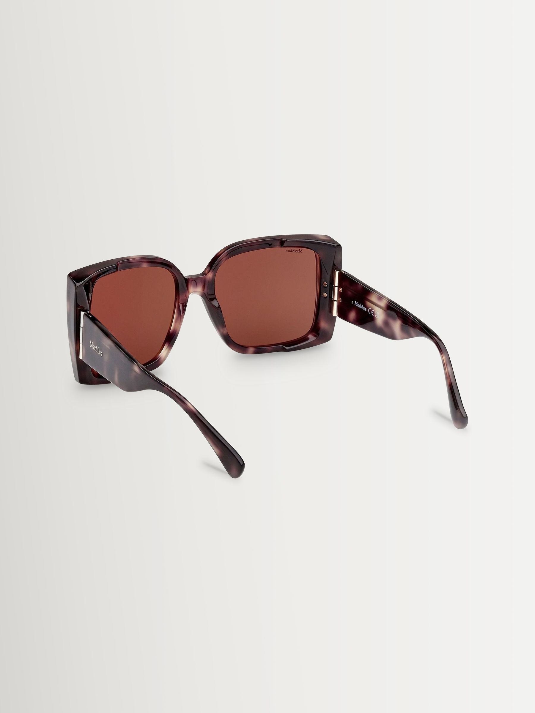 Max Mara brown modern sunglasses filter category 3, UK version