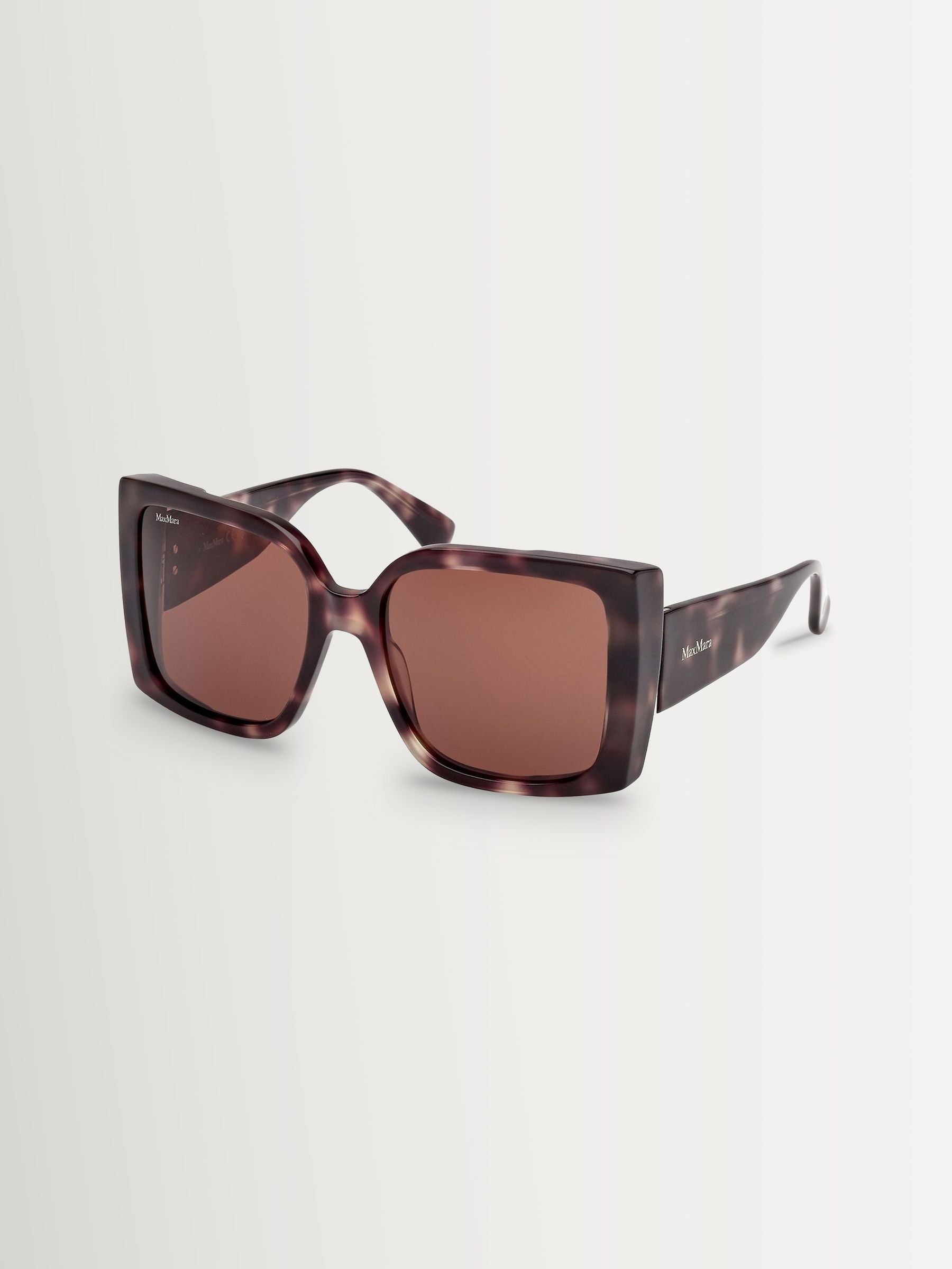Max Mara brown modern sunglasses filter category 3, UK version