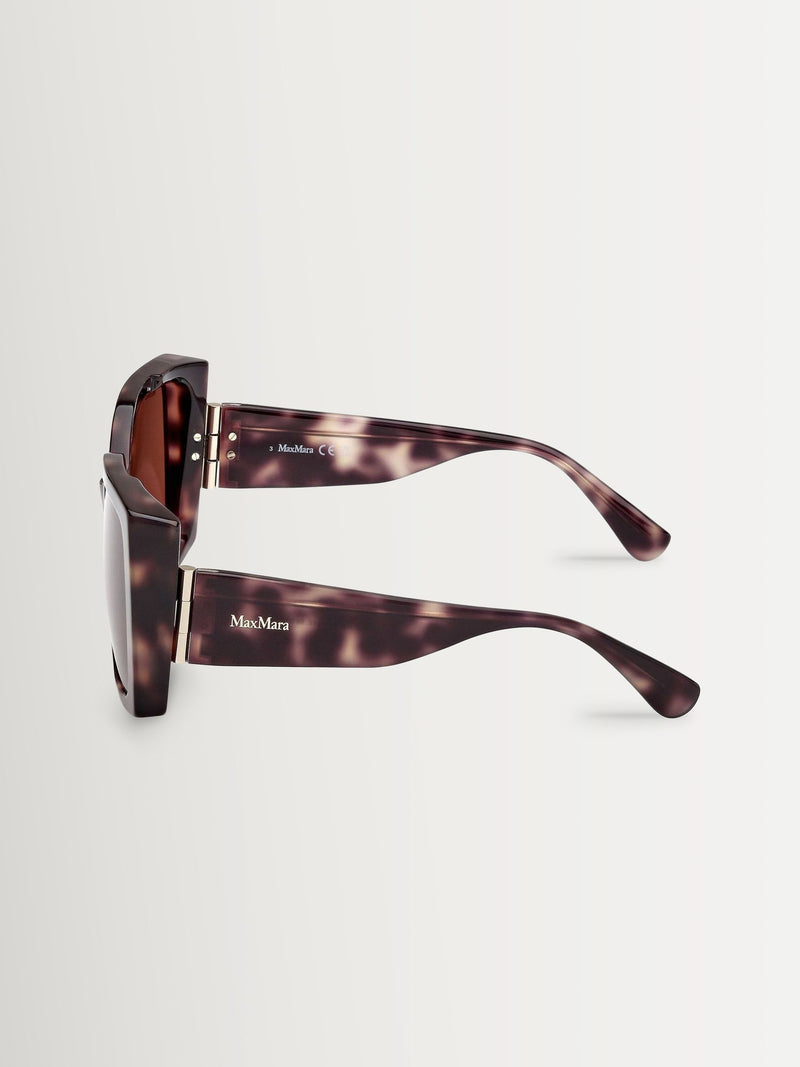 Max Mara brown modern sunglasses filter category 3, UK version