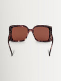 Max Mara brown modern sunglasses filter category 3, UK version