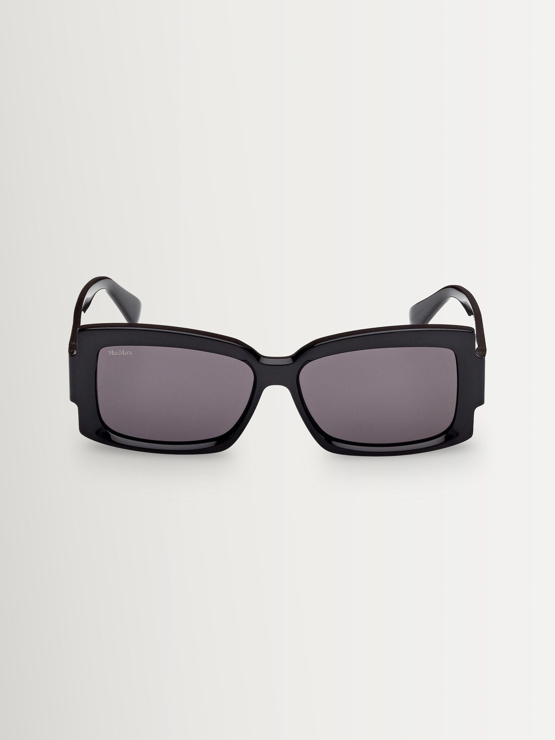 Max Mara Black Square sunglasses with shaped temples, UK version