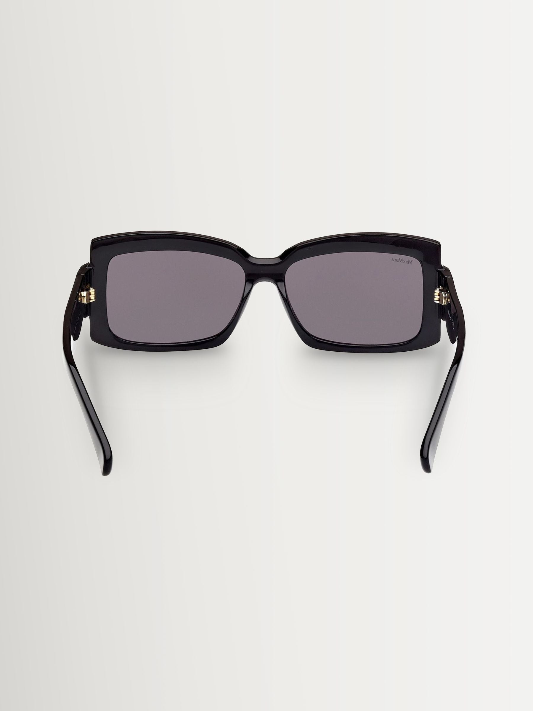 Max Mara Black Square sunglasses with shaped temples, UK version