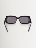 Max Mara Black Square sunglasses with shaped temples, UK version