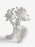 White parrot tulip resin ornament 15cm, imported from the UK
