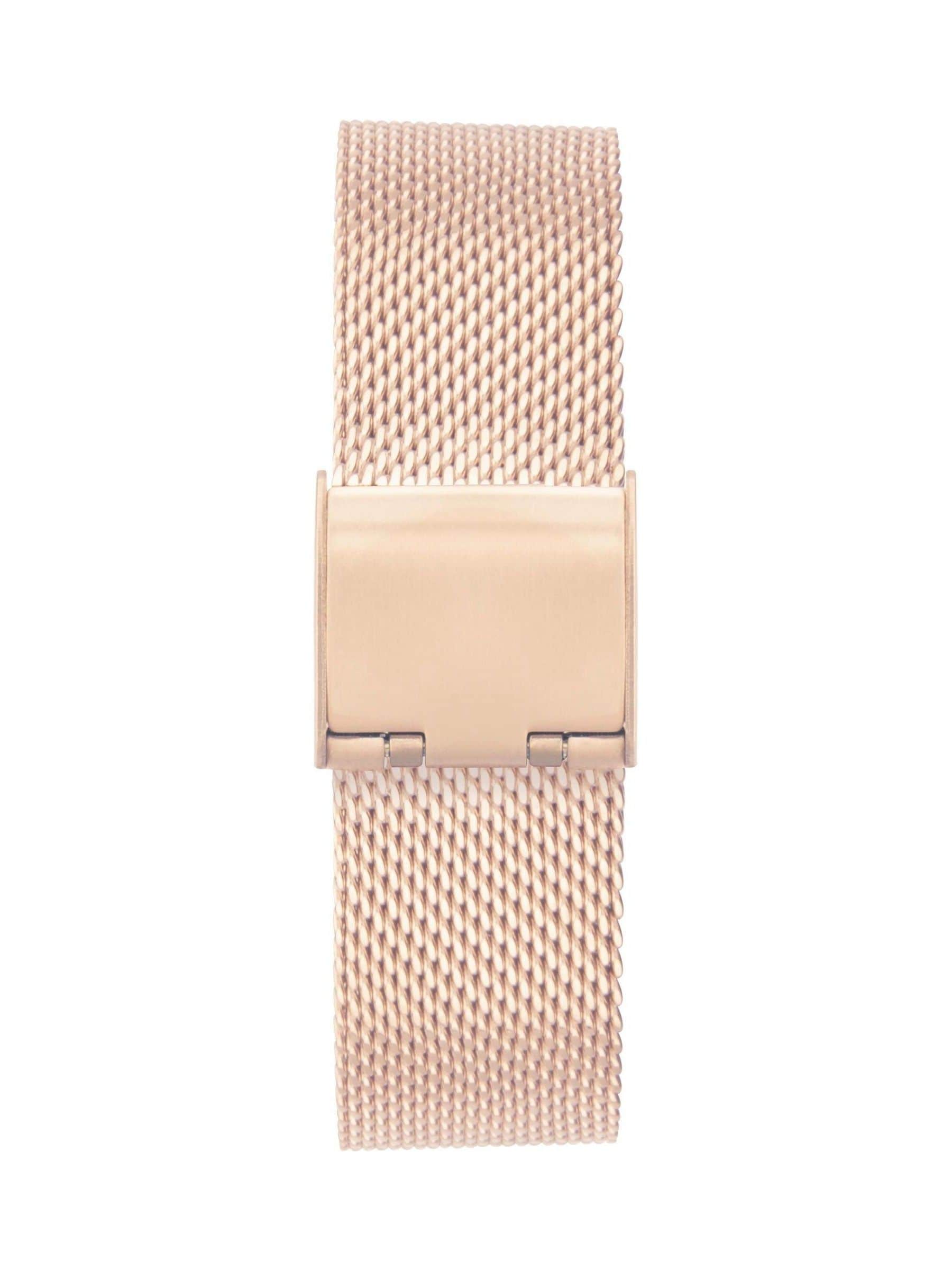 Limit Gold 29mm square analogue watch with mesh strap, UK version