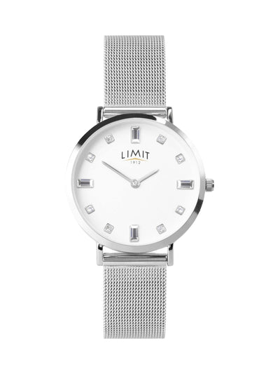 Next Limit Silver Secret Garden 36mm Round Analogue Watch- Buy online at McGrocer