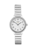 Limit silver 28mm round analogue watch with expanding bracelet, UK version
