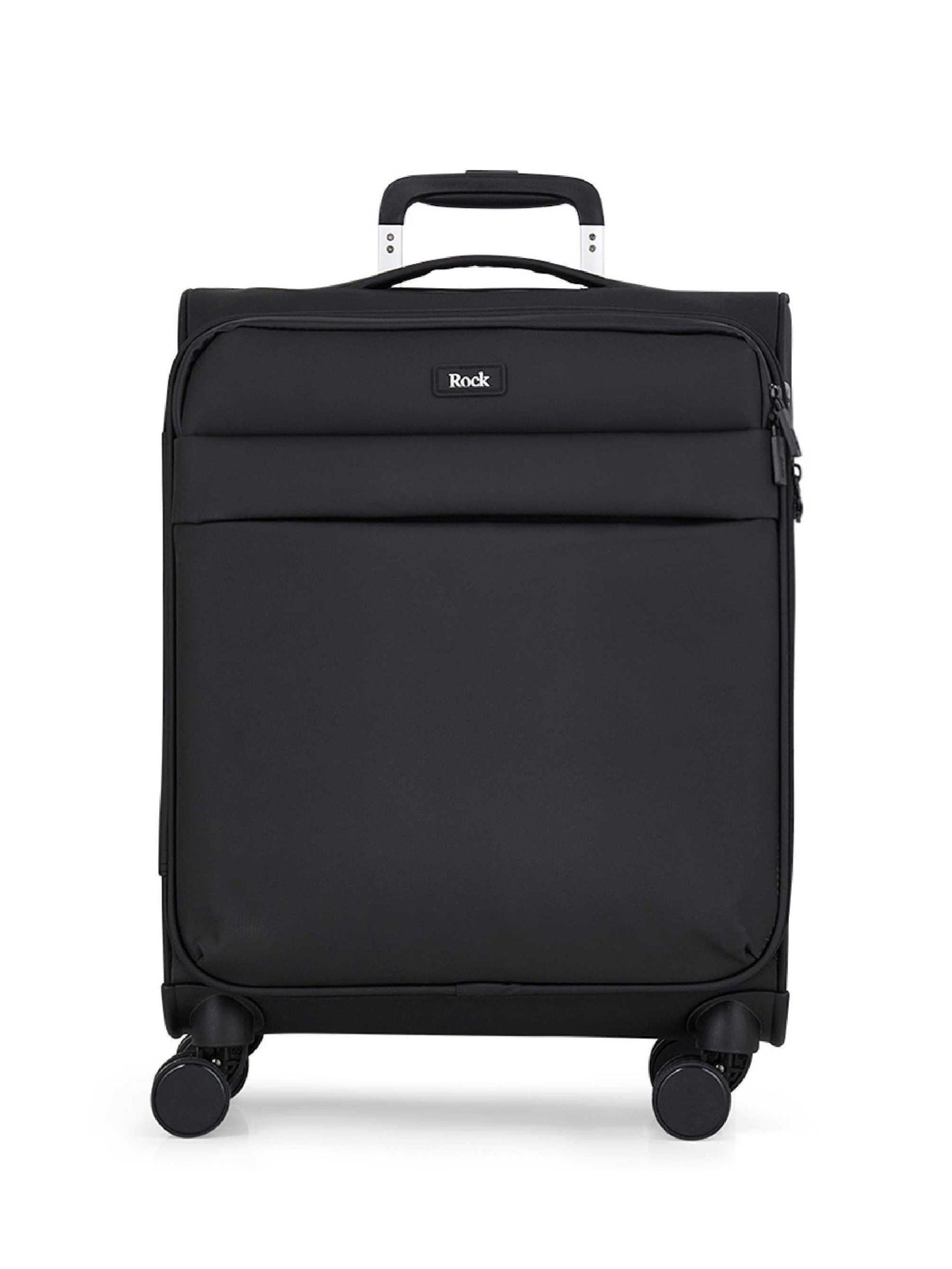 Rock Luggage Black Harper Cabin Suitcase