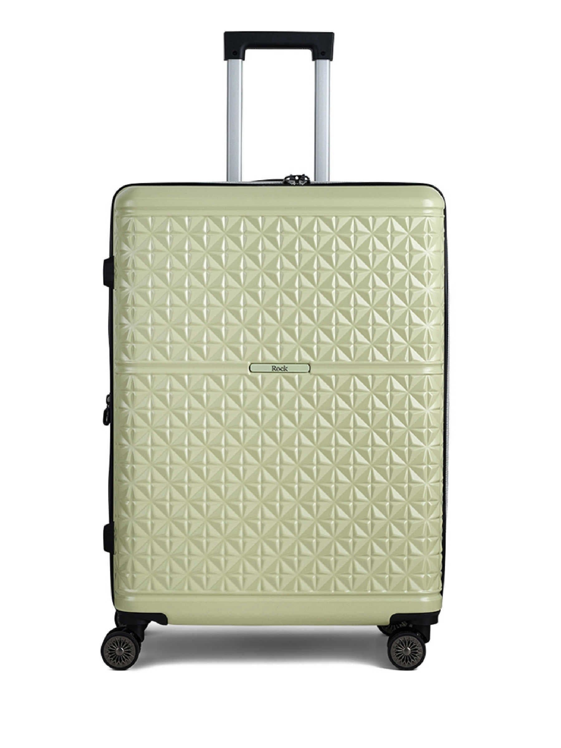 Rock Luggage Light Green Medium Maya Suitcase