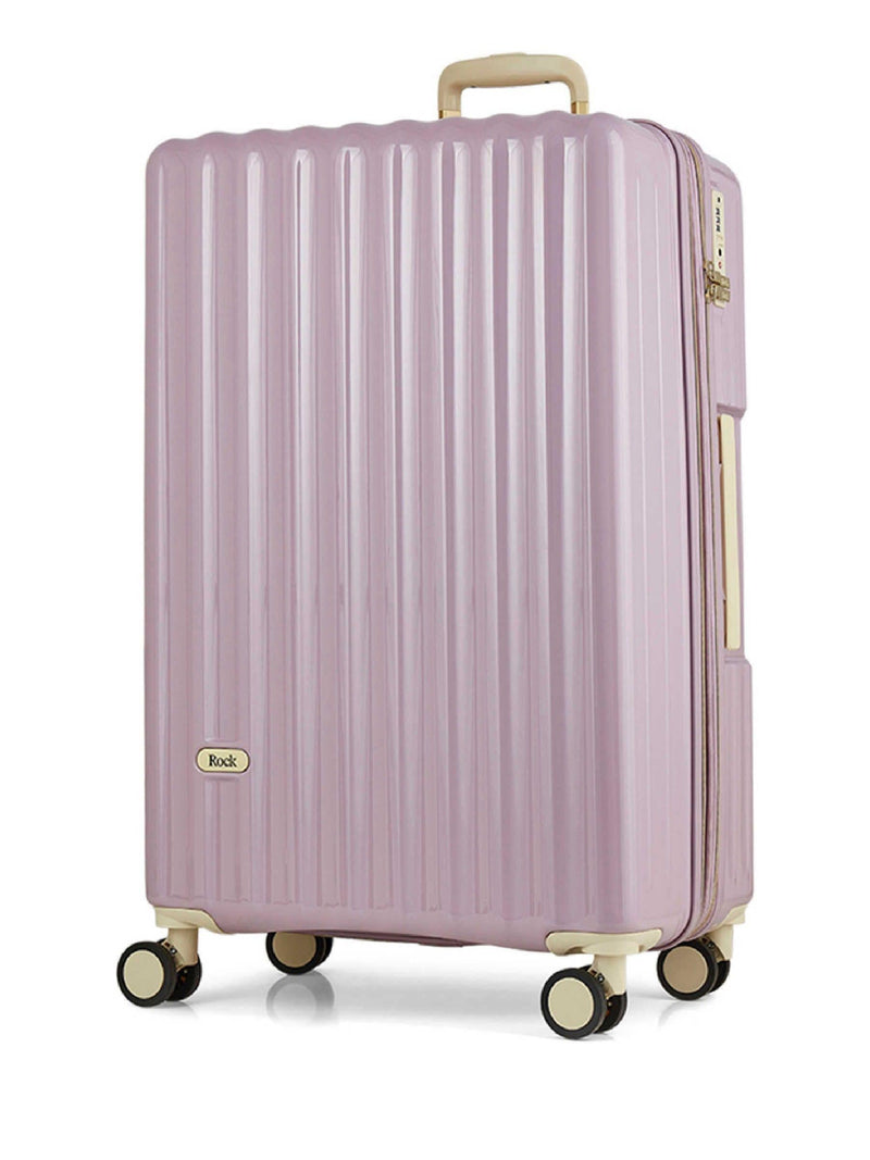 Rock Primrose purple 3-piece suitcase set (British brand)