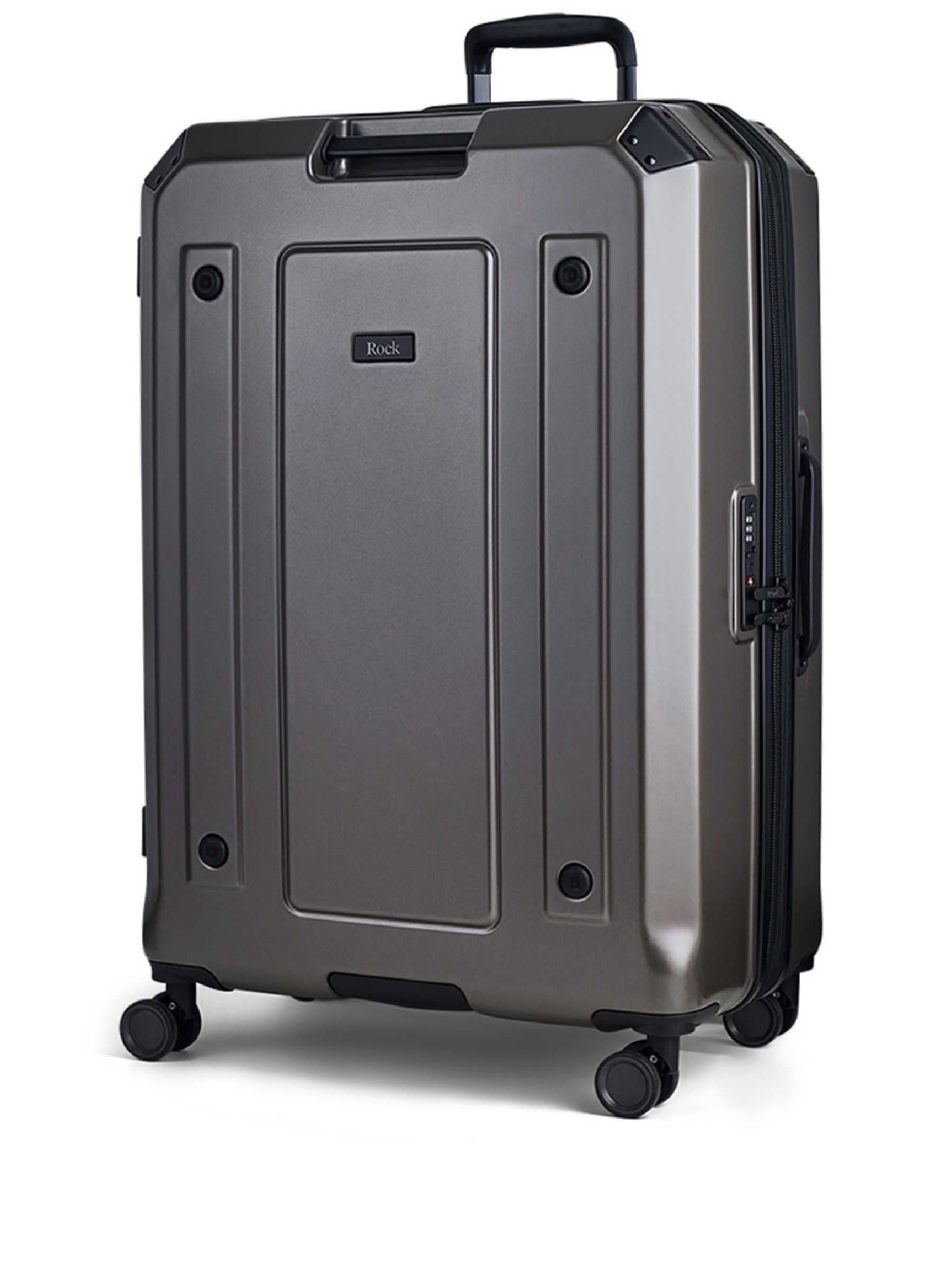 Rock Alpine large grey suitcase - British product