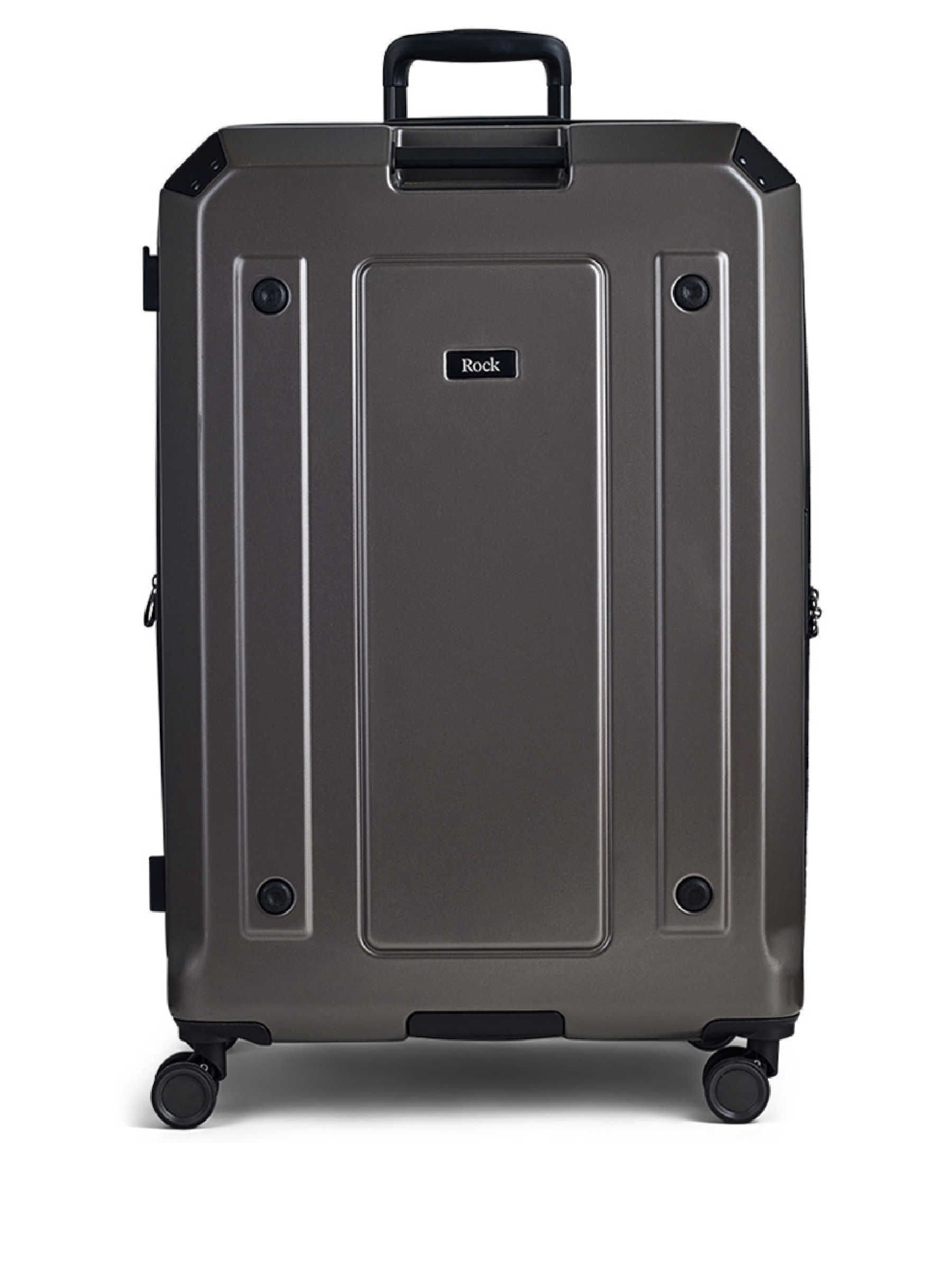 Rock Alpine large grey suitcase - British product