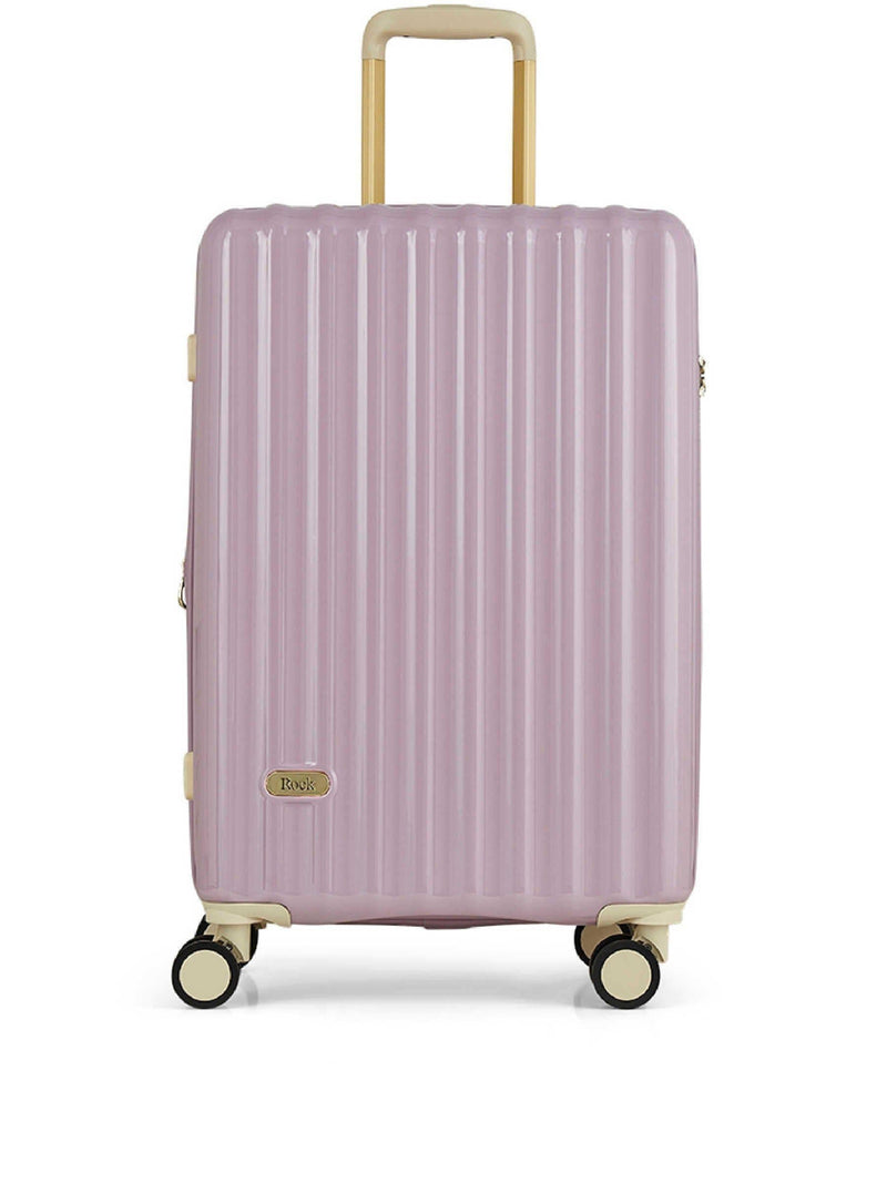 Rock Purple Primrose medium suitcase (British brand)