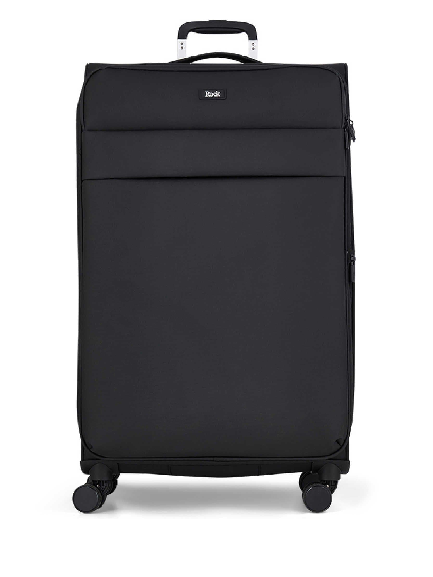 Rock Luggage Black Large Harper Suitcase