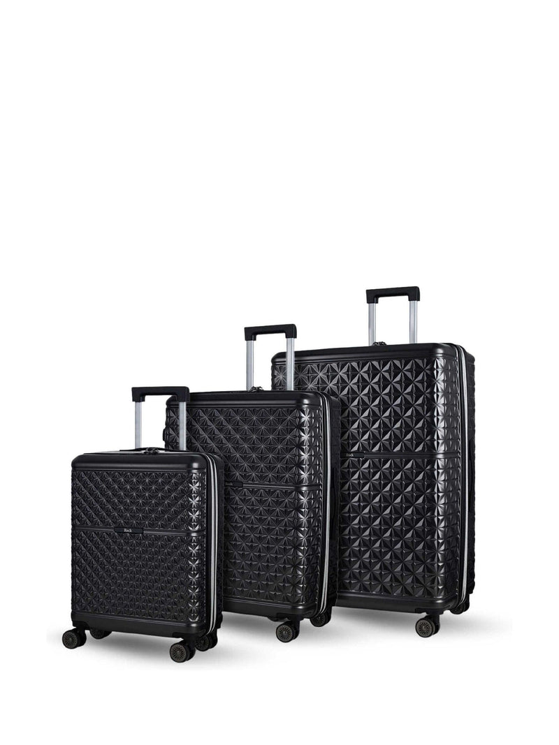 Rock Luggage Grey Maya Suitcases Set 3 Piece