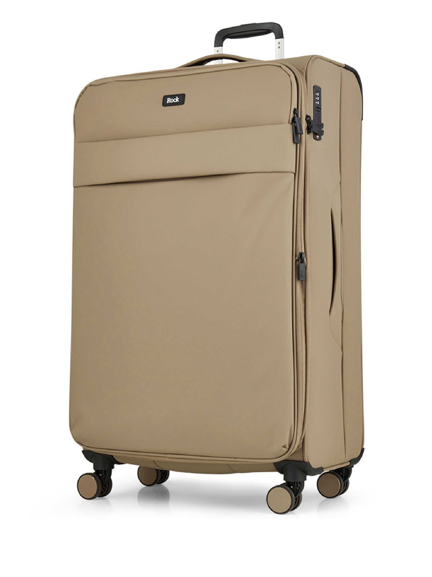 Rock nude 3-piece travel suitcase set (British brand)
