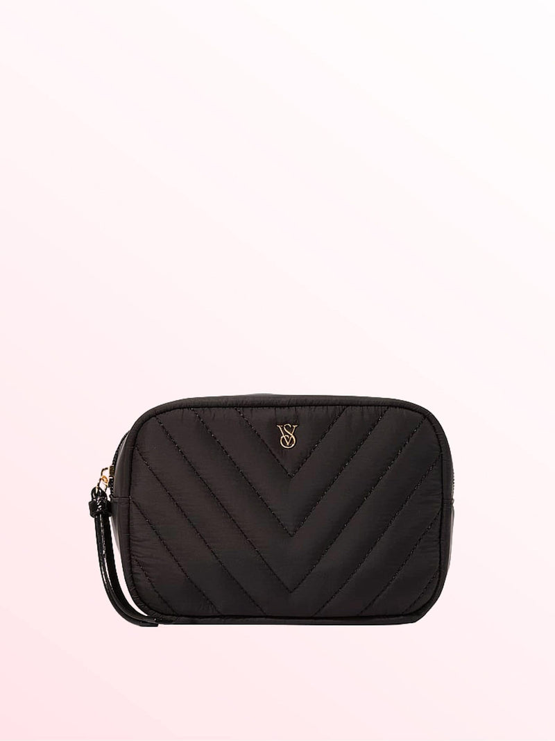 Victoria's Secret Black V Quilt