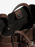 Friends Like These chocolate brown faux suede tote bag (British brand)