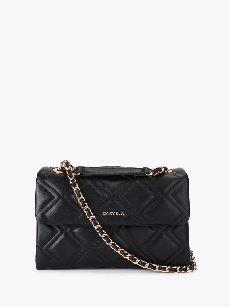 Carvela Rosa chain shoulder bag in black - British product