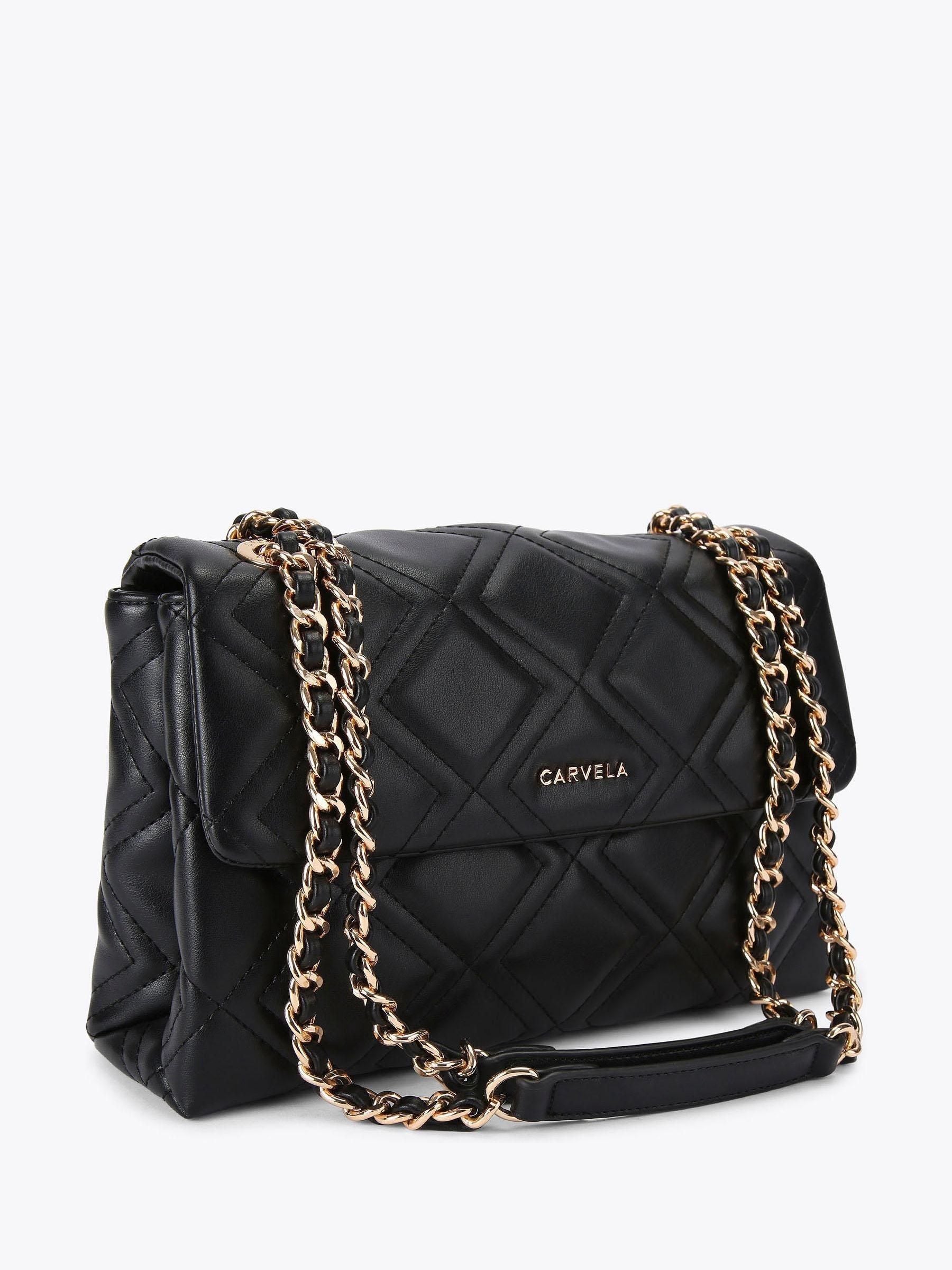 Carvela Rosa chain shoulder bag in black - British product