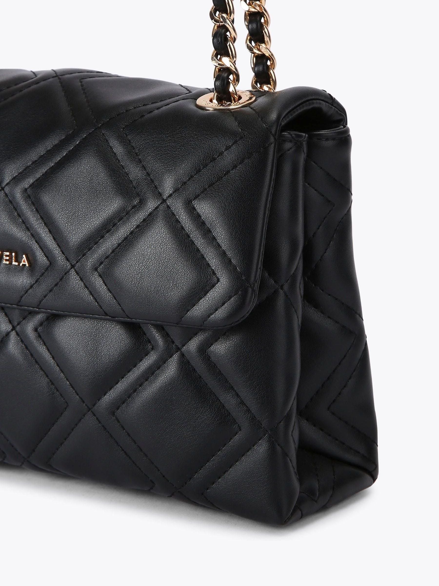 Carvela Rosa chain shoulder bag in black - British product