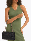 Carvela Black Small Rosa Chain Shoulder Bag