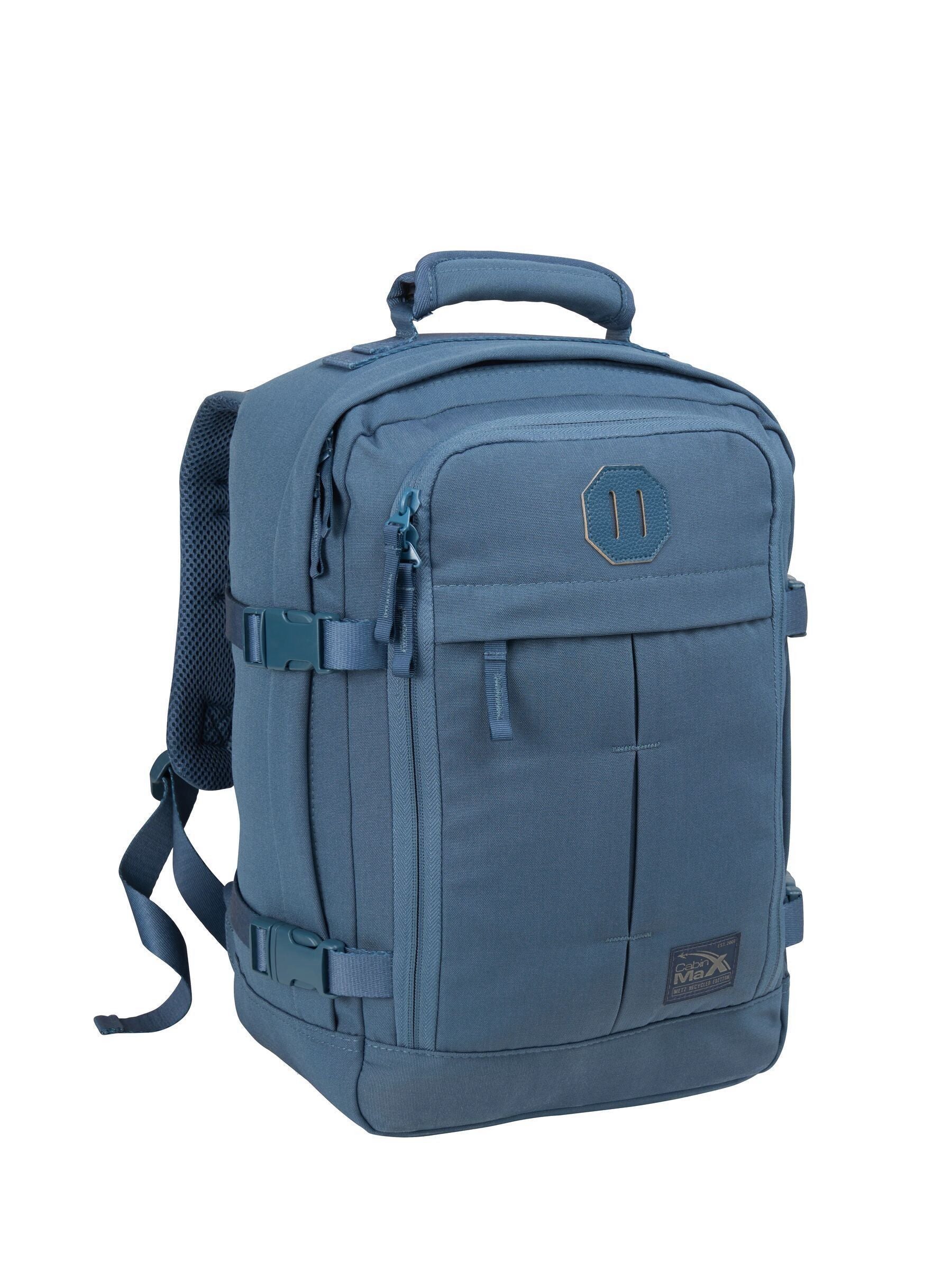 Cabin Max Blue Chrome Metz underseat backpack 24L (British brand)