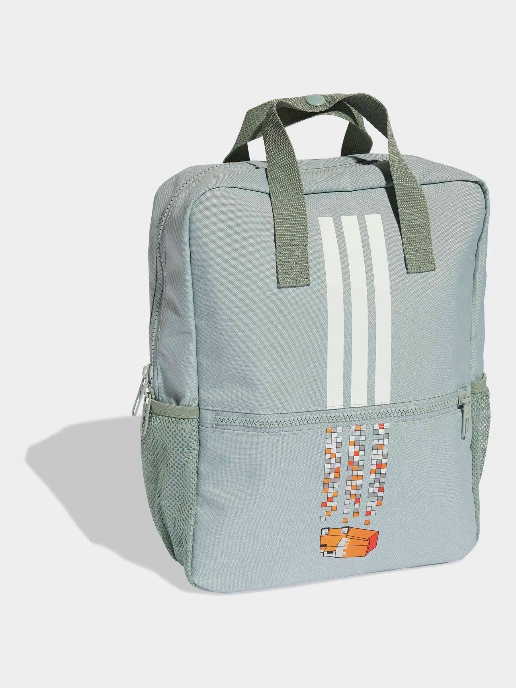 adidas green Minecraft kids backpack - imported from the UK