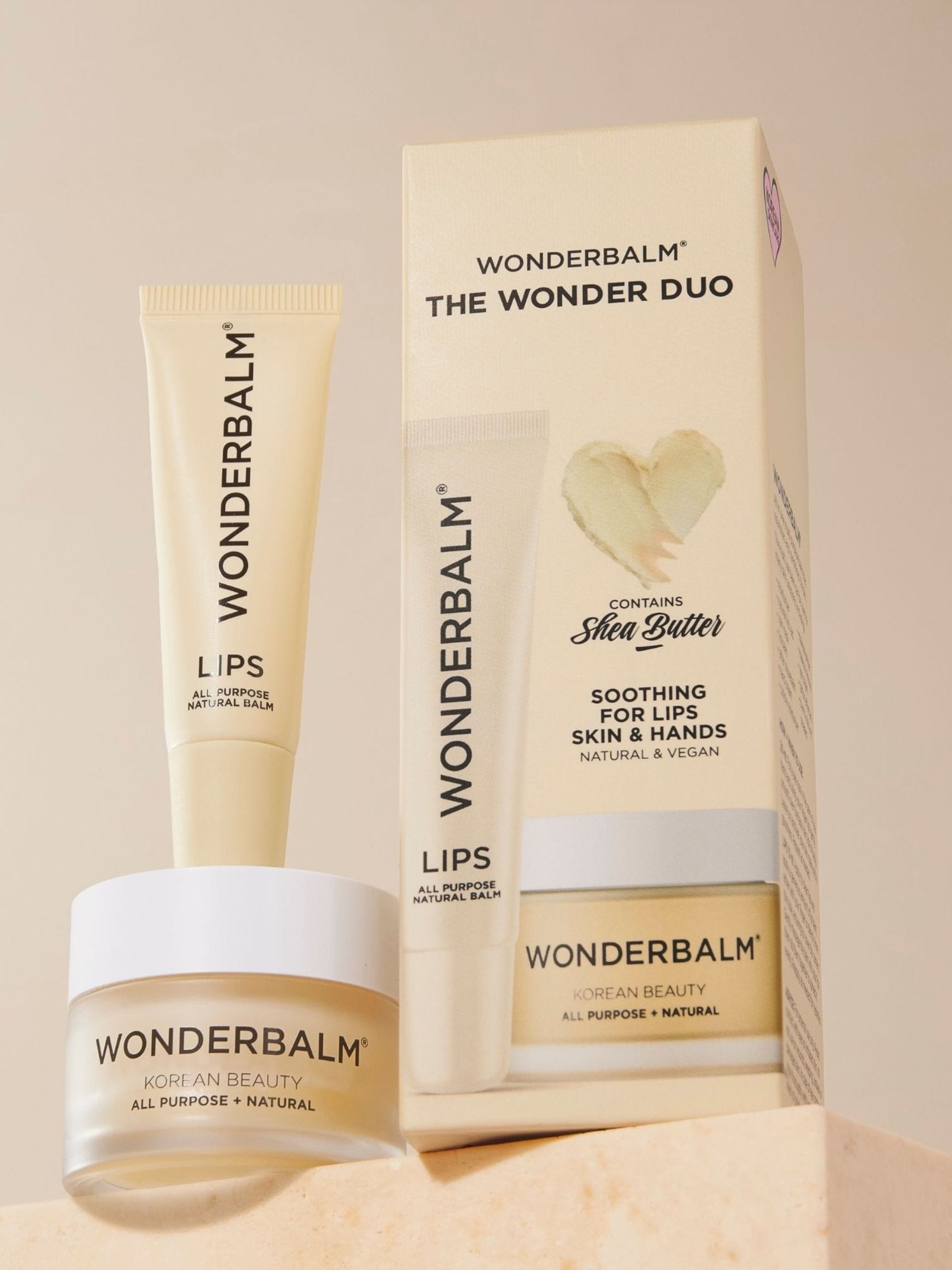 BeautyPro Wonderbalm Duo 20ml skincare set - British product