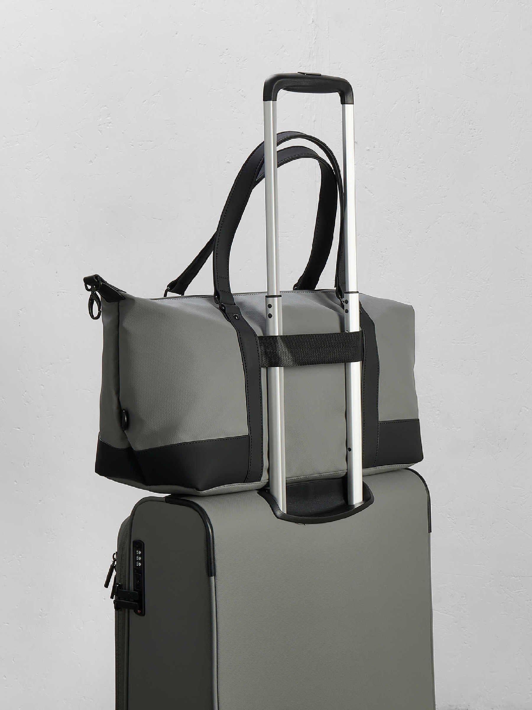 Rock Luggage Grey Harper holdall bag - British brand