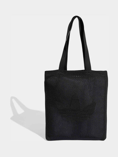 Next adidas Originals Black Crochet Tote Bag- Buy online at McGrocer