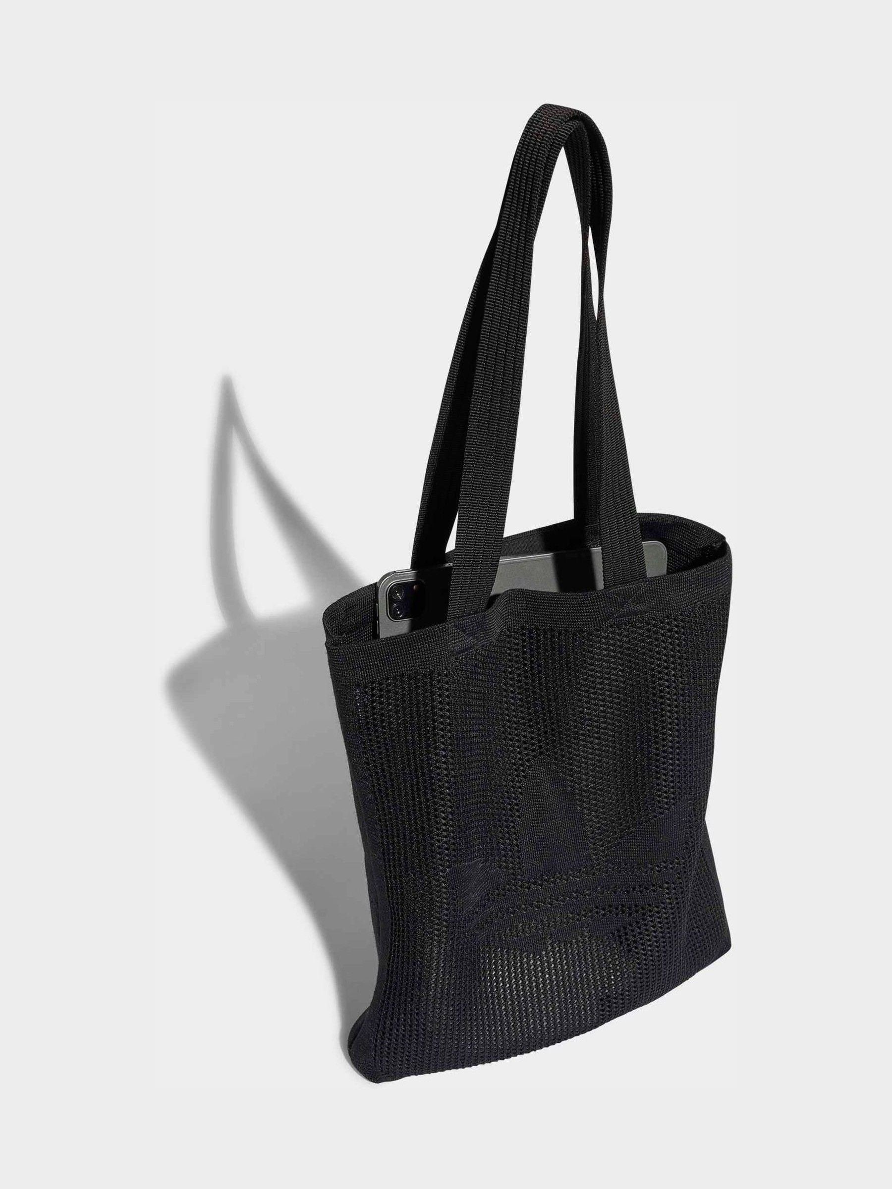 adidas Originals black crochet tote bag - British product