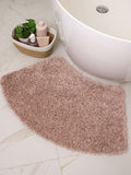 My Rug Buddy Black Shaggy Bath Mat 50x80