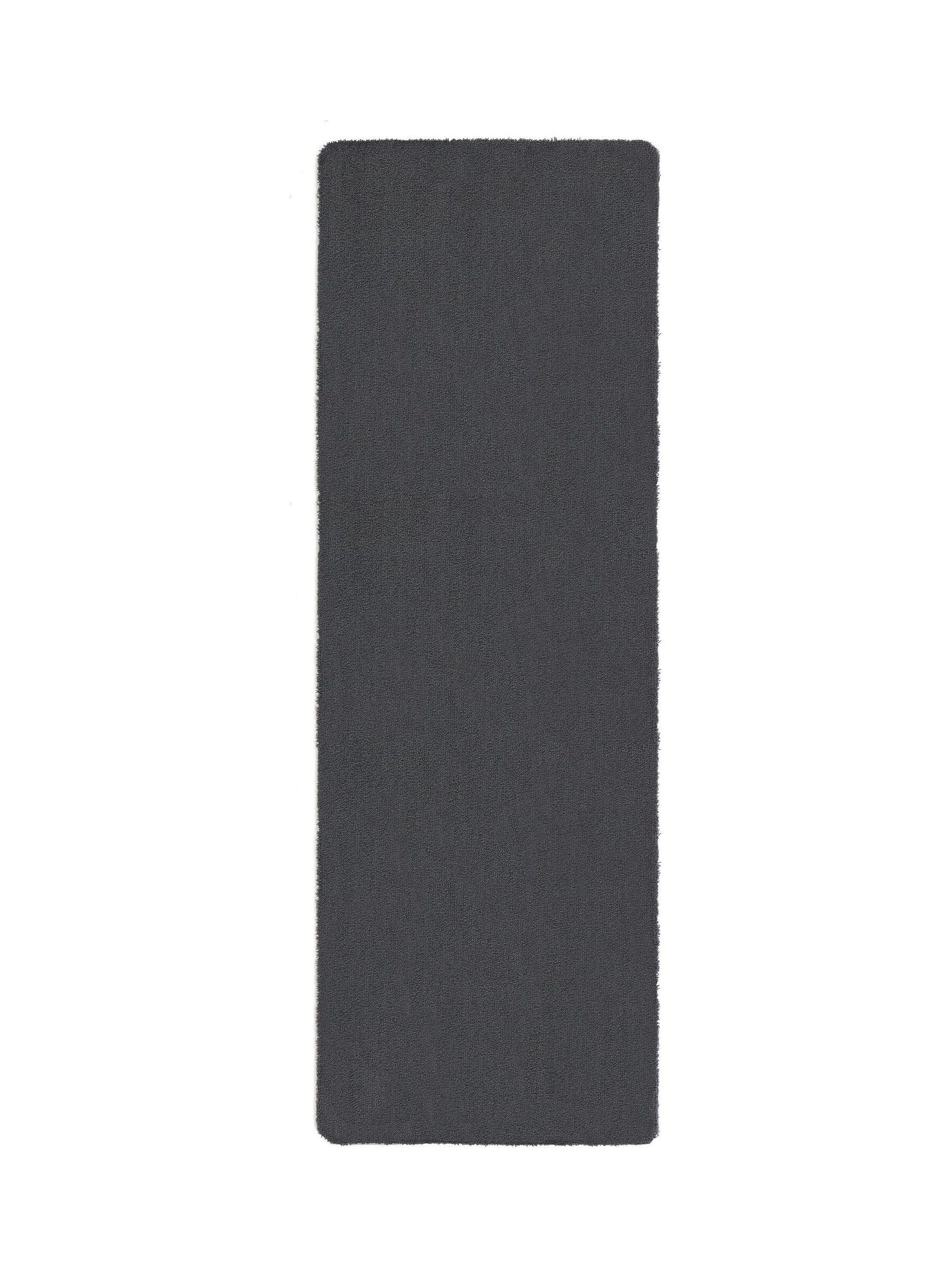 My Mat charcoal soft washable runner 150cm, UK version