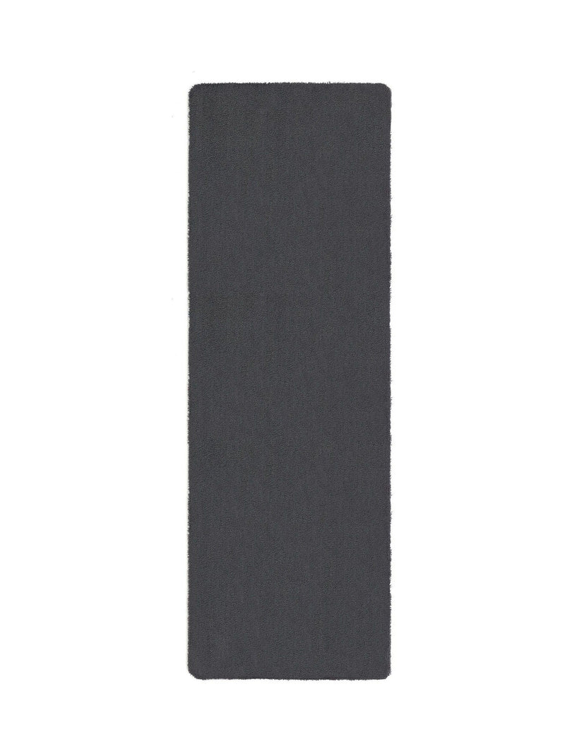 My Mat charcoal soft washable runner 150cm, UK version