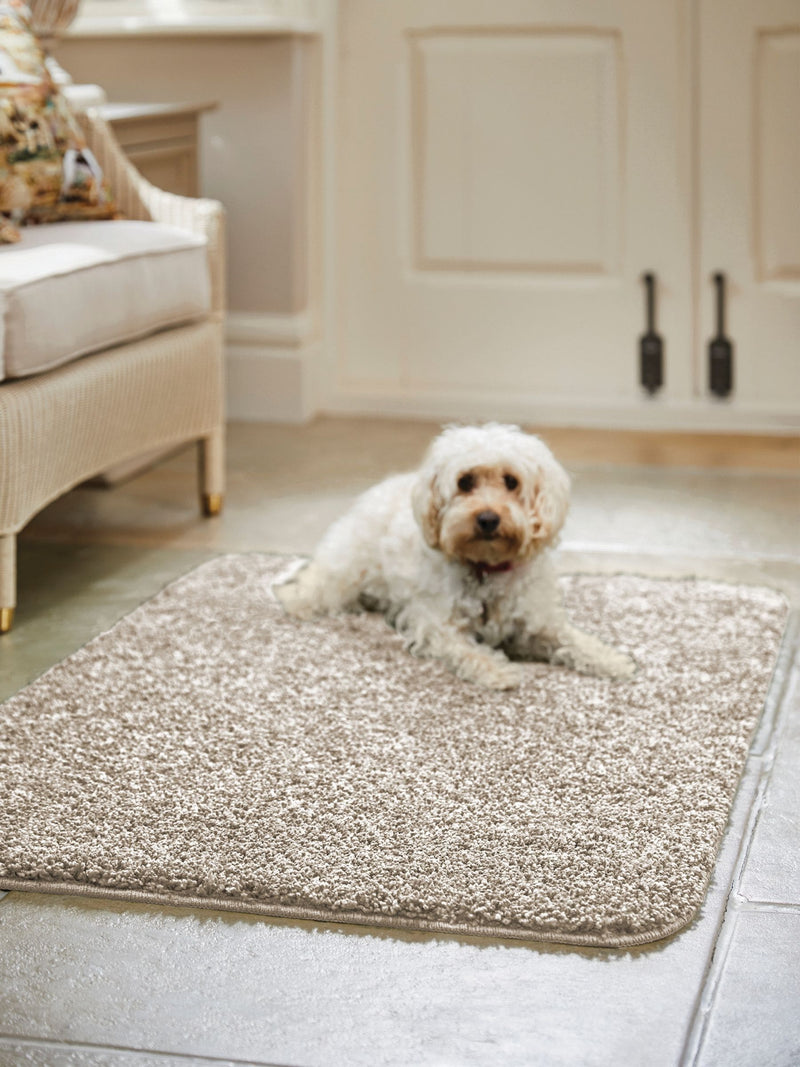 Howler & Scratch Beige Shaggy Pet Mat