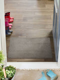 My Mat Ghost Grey soft washable doormat, imported from the UK