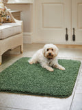 Howler & Scratch Forest Green Shaggy Pet Mat