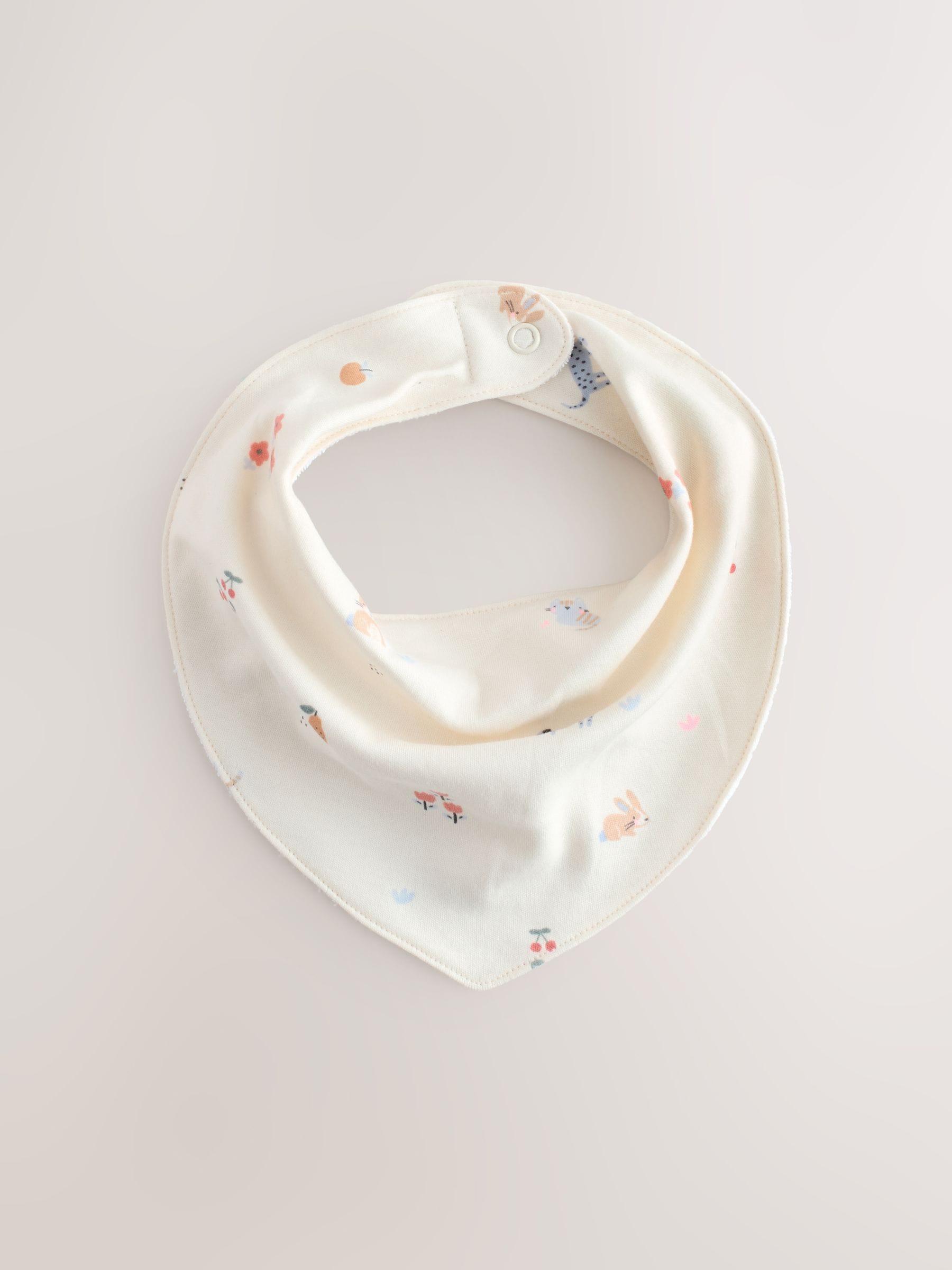 Baby dribble bibs pastel character 5 pack, imported from the UK