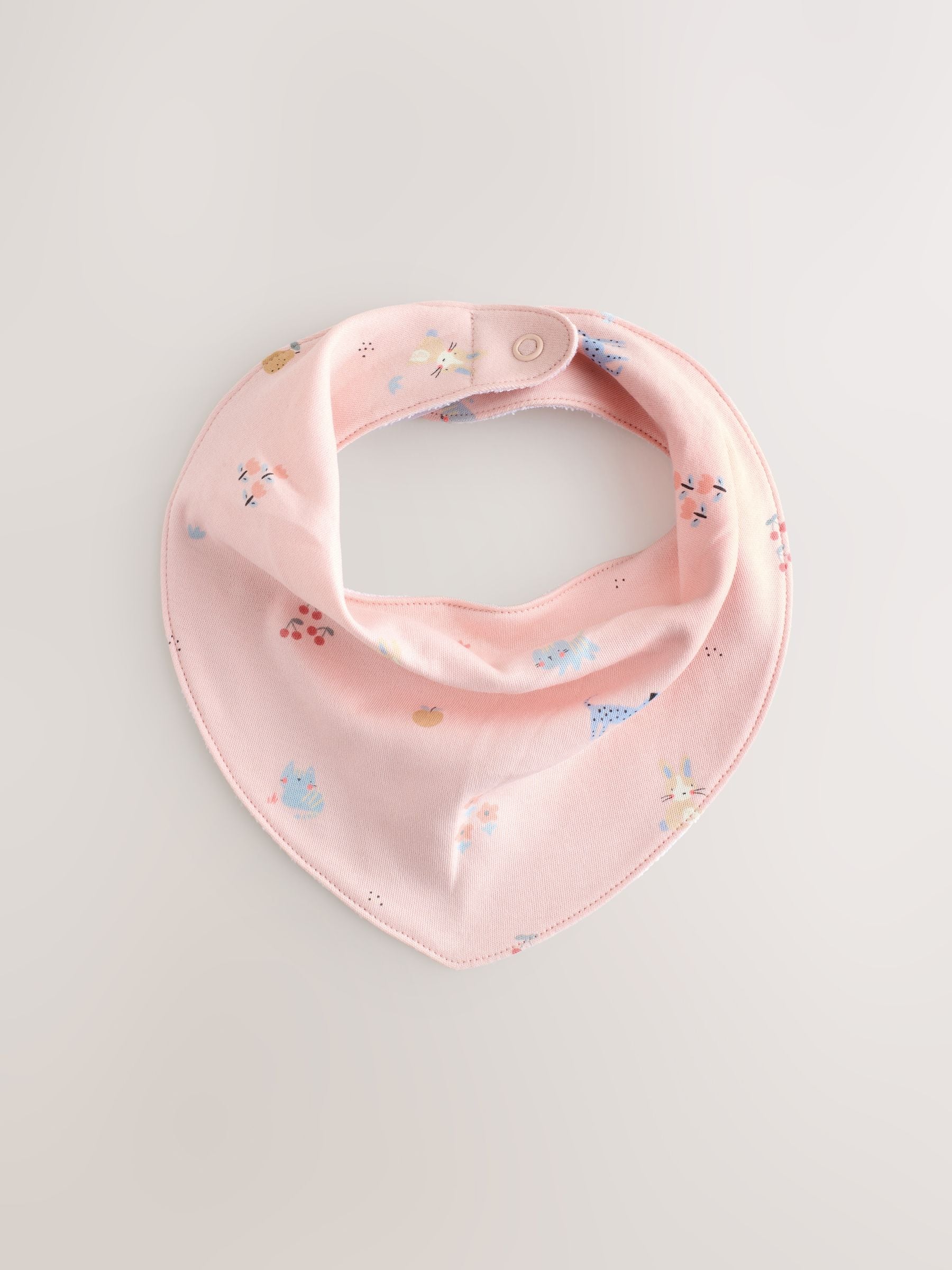 Baby dribble bibs pastel character 5 pack, imported from the UK