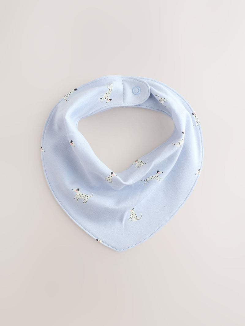 Baby dribble bibs pastel character 5 pack, imported from the UK